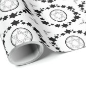 De ster van David - Cadeaupapier (Rol Hoek)