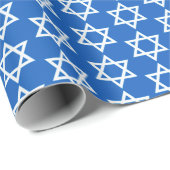 De ster van David Hannukah Cadeaupapier (Rol Hoek)