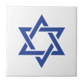 De ster van David Israel Joodse Premier Tegeltje (Voorkant)