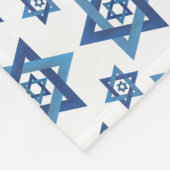 De ster van David, Joods, Israël, Fleece Deken (Hoek)