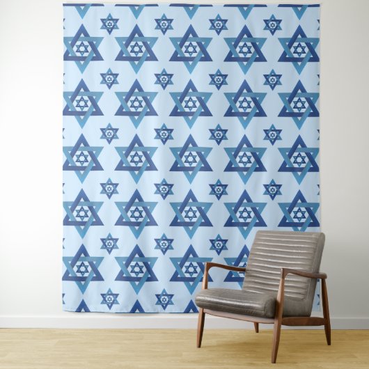 De ster van David, Joods, Israël, magen David,   Wandkleed (In situ)