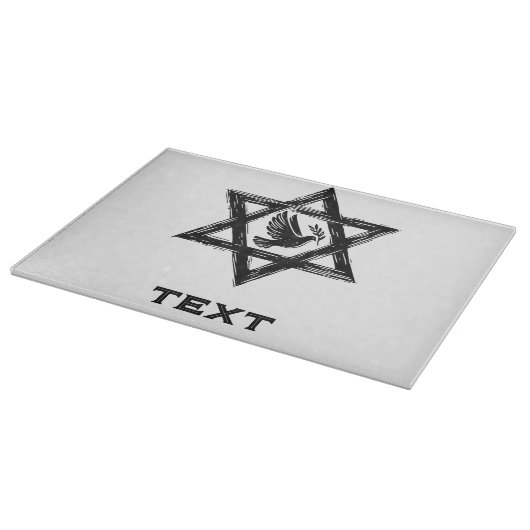 De ster van David Judaica Snijplank (Hoek)