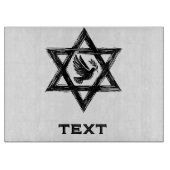 De ster van David Judaica Snijplank (Voorkant)