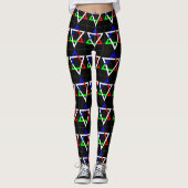 De ster van David Leggings (Voorkant)