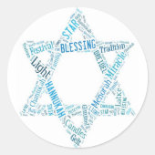 De ster van David Stickers (Voorkant)