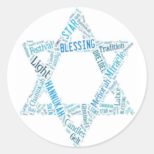 De ster van David Stickers (Voorkant)