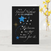 De Ster van de Afstuderen van de neef Kaart (Gele Bloem)