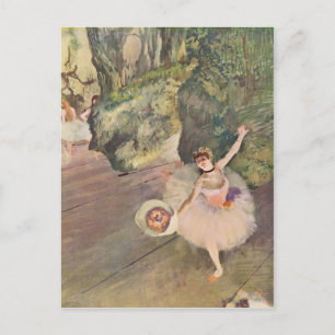 De ster van de ballet van Edgar Degas Briefkaart