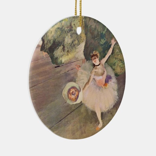 De ster van de ballet van Edgar Degas Keramisch Ornament (Rechts)