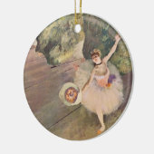 De ster van de ballet van Edgar Degas Keramisch Ornament (Links)