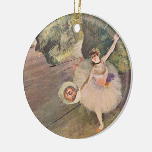 De ster van de ballet van Edgar Degas Keramisch Ornament (Links)