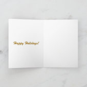 De Ster van de engel prettige feestdagen (plural:) Kaart (Binnen)