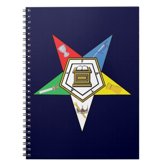 De ster van de OES Notitieboek (Voorkant)