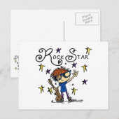 De Ster van de Rots van de Jongen van de Briefkaart (Voorkant / Achterkant)