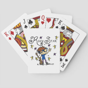 De Ster van de Rots van de Jongen van de Pokerkaarten