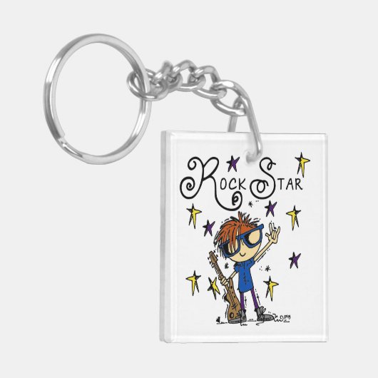 De Ster van de Rots van de Jongen van de Sleutelhanger (Voorkant Links)