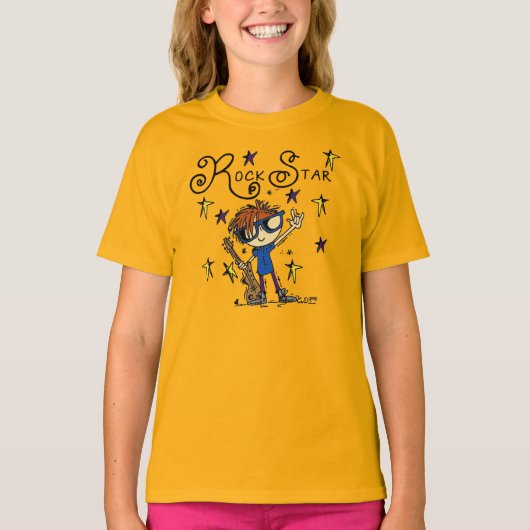 De Ster van de Rots van de Jongen van de T-shirt (Voorkant)