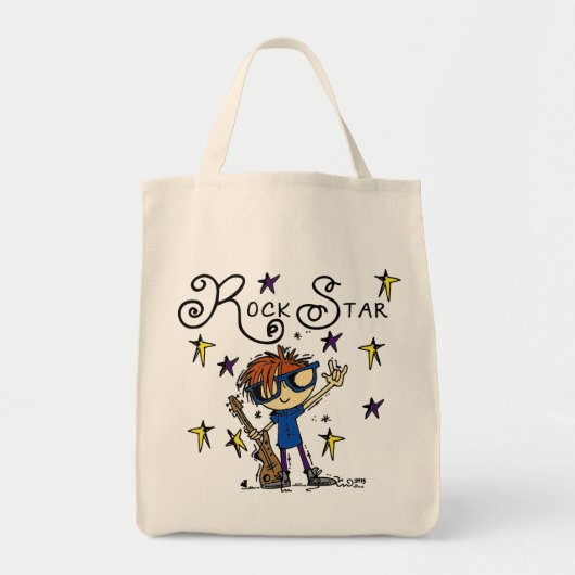 De Ster van de Rots van de Jongen van de Tote Bag (Voorkant)
