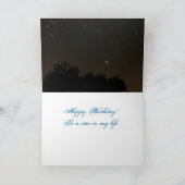 De Ster van de verjaardag Kaart (Binnen)