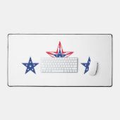 De ster van de vrijheid (horizontaal) bureaumat (Keyboard & Muis)