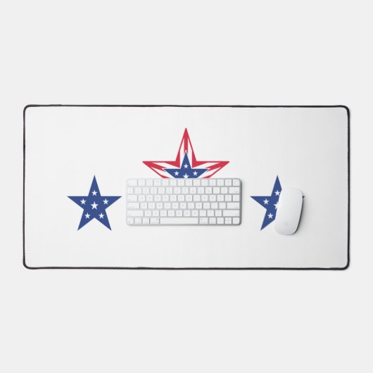 De ster van de vrijheid (horizontaal) bureaumat (Keyboard & Muis)