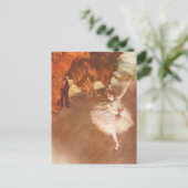 De ster van Edgar Degas Briefkaart (Staand voorkant)