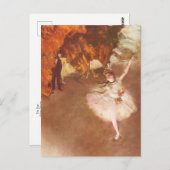 De ster van Edgar Degas Briefkaart (Voorkant / Achterkant)