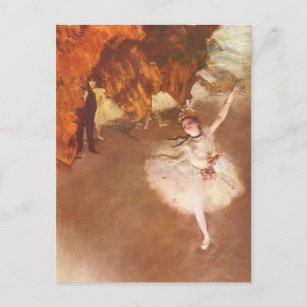 De ster van Edgar Degas Briefkaart