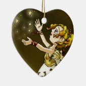 De Ster van het kenwijsje Keramisch Ornament (Rechts)