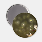 De Ster van het kenwijsje Magneet (Voorkant / Achterkant)