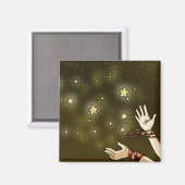 De Ster van het kenwijsje Magneet (Voorkant / Achterkant)