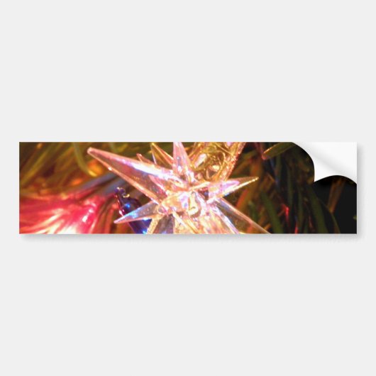 De Ster van Kerstmis Bumpersticker (Voorkant)