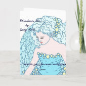 De ster van Kerstmis Feestdagen Kaart (Achterkant)