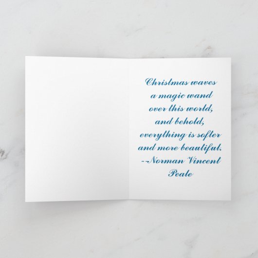 De ster van Kerstmis Feestdagen Kaart (Binnen)