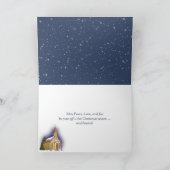 De Ster van Kerstmis Feestdagen Kaart (Binnen)