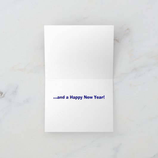 De Ster van Kerstmis Feestdagen Kaart (Binnen)