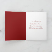 De Ster van Kerstmis Feestdagen Kaart (Binnen)