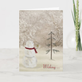 De Ster van Kerstmis Feestdagen Kaart