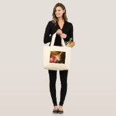 De Ster van Kerstmis Grote Tote Bag (Voorkant (model))