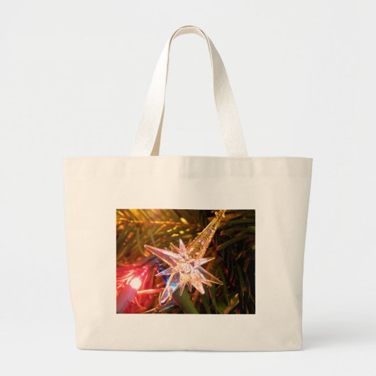 De Ster van Kerstmis Grote Tote Bag (Voorkant)