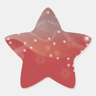 De ster van Kerstmis Sticker