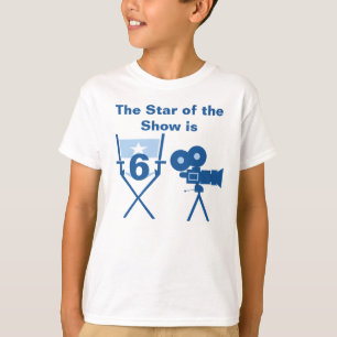 De ster van toont de Klantgerichte T-shirt van de