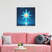 De Ster van Winterborn Canvas Afdruk (Insitu (Woonkamer))