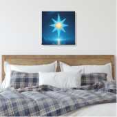 De Ster van Winterborn Canvas Afdruk (Insitu (Slaapkamer))