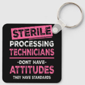 De steriele Verwerkingstechnici hebben geen ATTI Sleutelhanger (Achterkant)