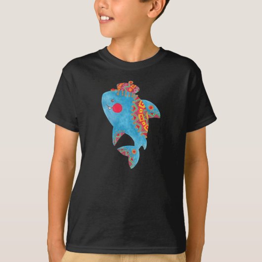 De sterke haai t-shirt (Voorkant)