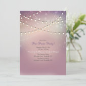 De sterke Lichten pre-Prom Uitnodiging van de Part (Staand voorkant)