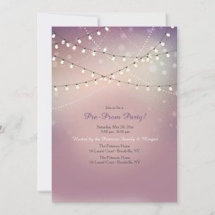 De sterke Lichten pre-Prom Uitnodiging van de Part