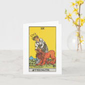 De Sterke tarotkaart - Rider Waite Smith tarot Kaart (Gele Bloem)