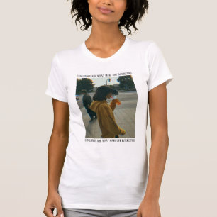 De sterke vrouw die de kansen aan het wankelen bre t-shirt